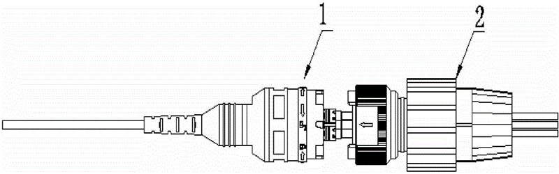 光纖連接器示意圖